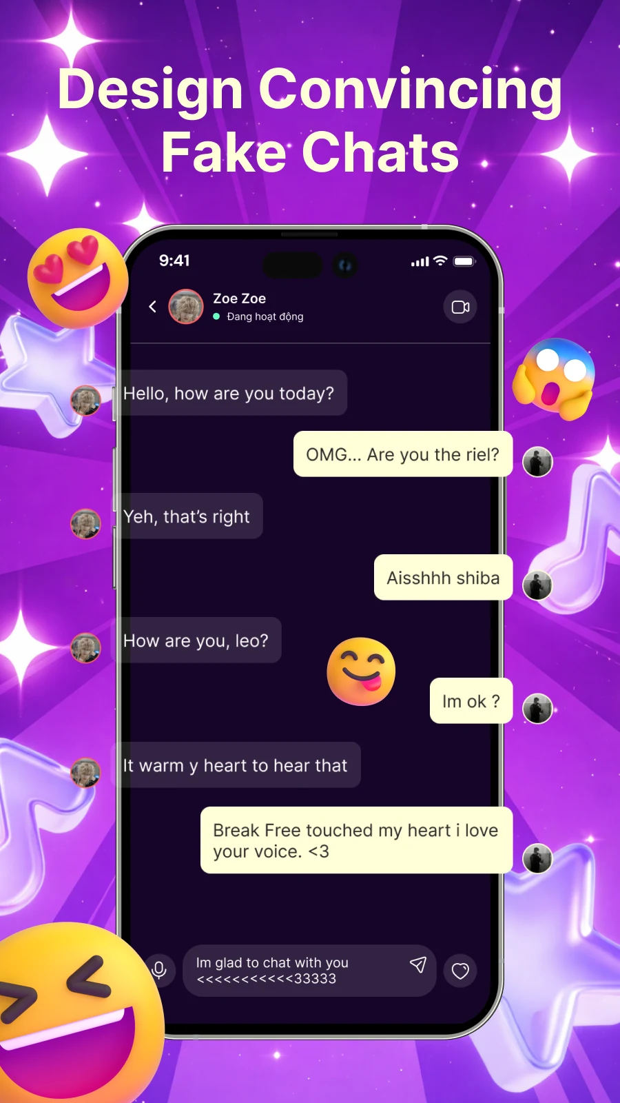 Idol Prank Call - Fake Chat screenshot