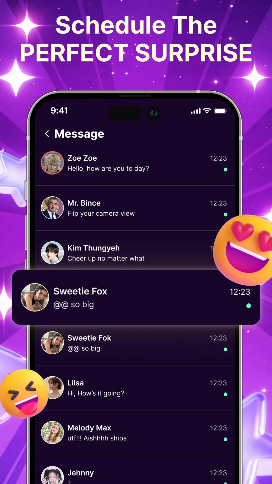 Idol Prank Call - Fake Chat screenshot
