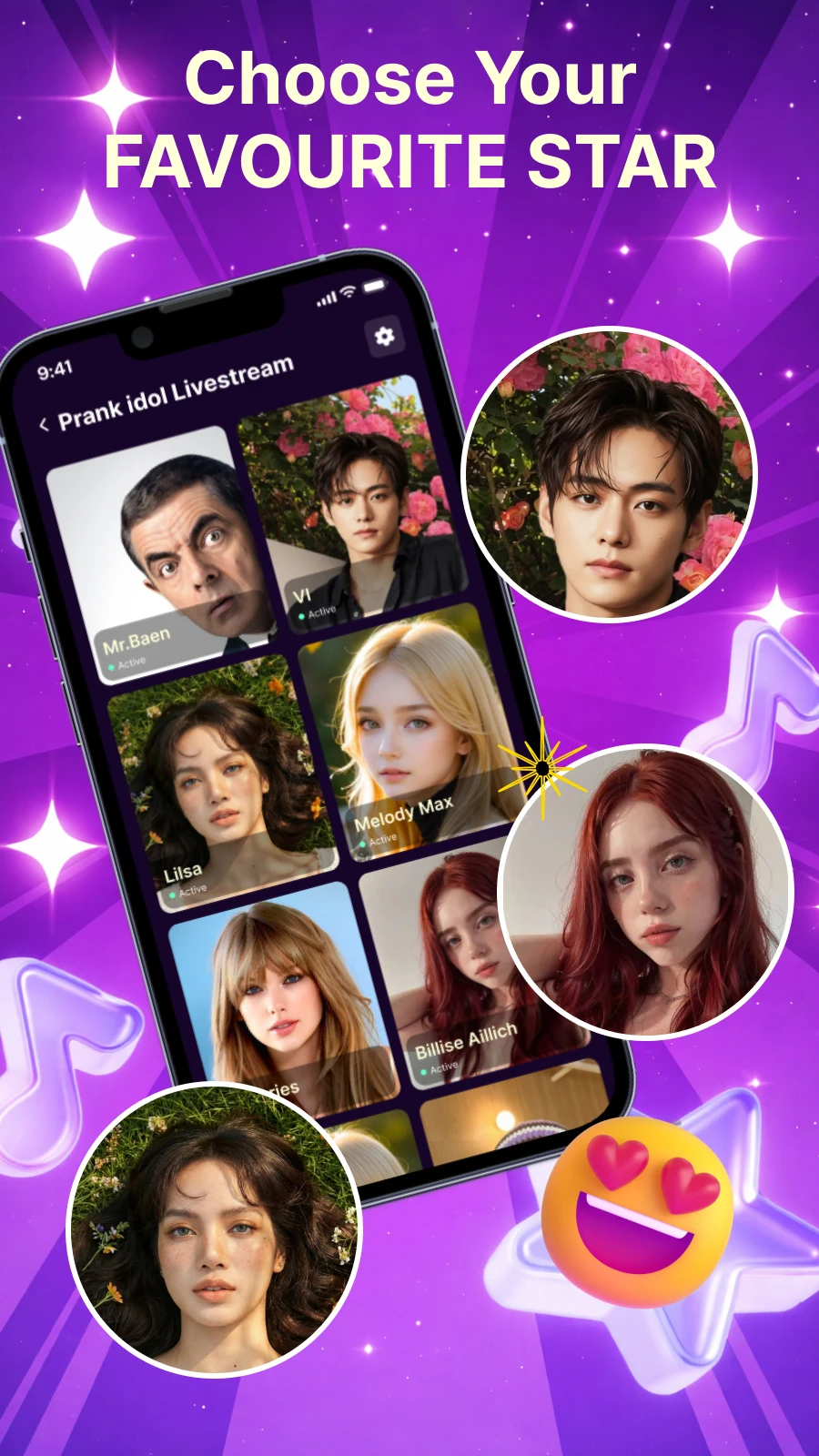 Idol Prank Call - Fake Chat screenshot